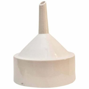 200MM Ceramic Buchner Funnel - Laboratory Grade Filtration Equipment for Chemistry Experiments & Scientific Research - USA Lab Supply