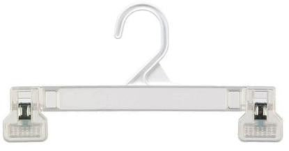 8 Pack Pinch Grip Clothes Hangers for Pants, Skirts & Trousers - Space Saving Closet Organizer for Home & Retail Use