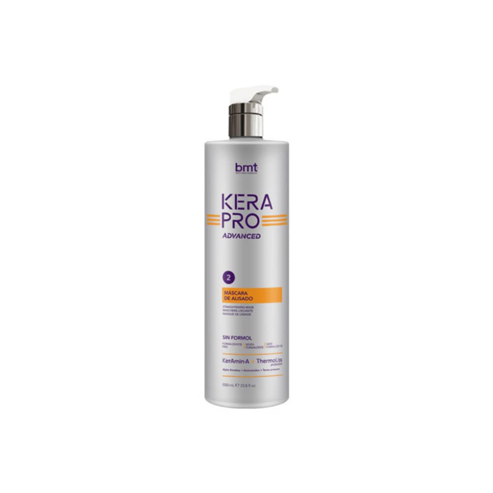 Kativa BMT Kera Pro Advanced Straightening Mascara - 1000ml Smoothing Hair Mask for Frizz Control & Keratin Treatment | Salon-Quality at Home | Perfect for Damaged, Curly & Unmanageable Hair
