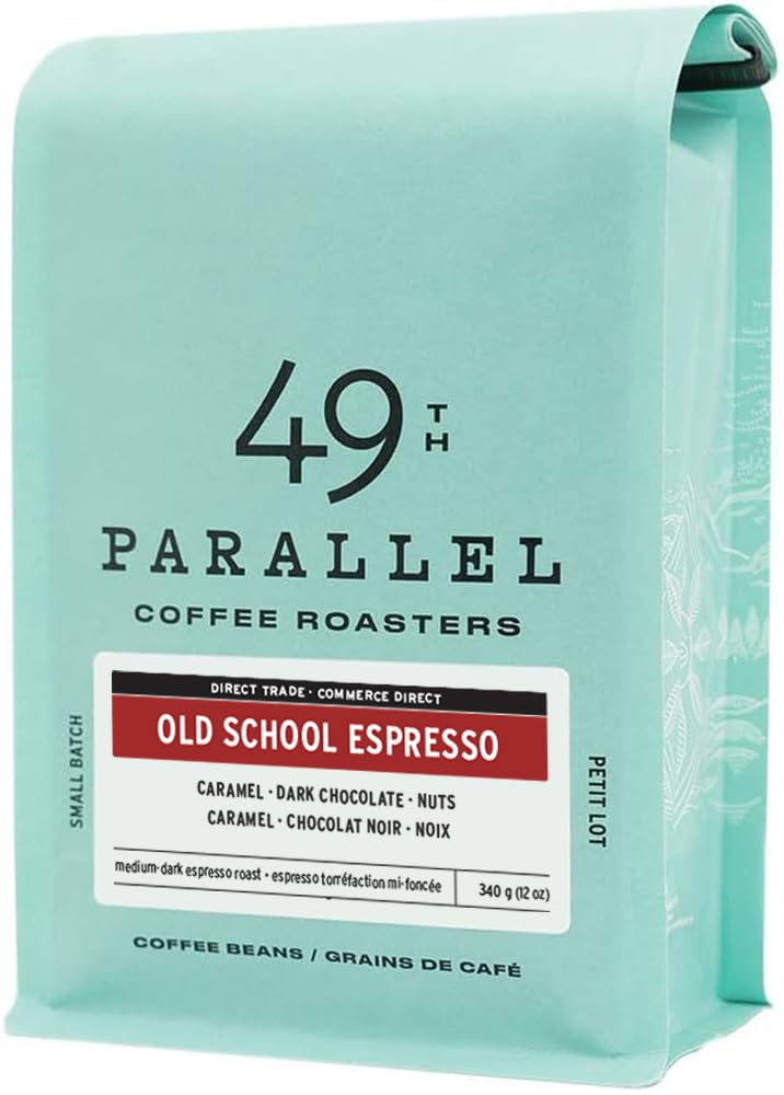 49th Parallel Gourmet Coffee 2 Pack - Espresso & Filter Beans for Home Brewing