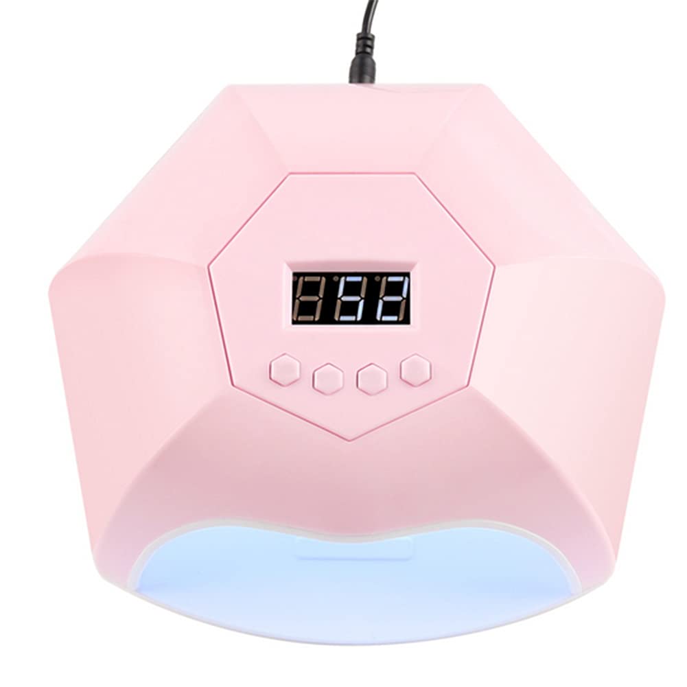 168W UV LED Nail Lamp Dryer with Auto Sensor & 4 Timer Settings - Professional Gel Polish Curing Light for Manicure & Pedicure at Home or Salon