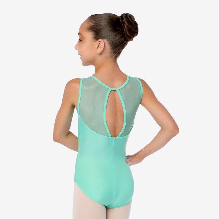 So Danca Child Gemette Keyhole Bank Tank Leotard - Ballet Dance Leotard for Girls, Stretchy Comfort Fit, Perfect for Ballet Class, Recital & Performance