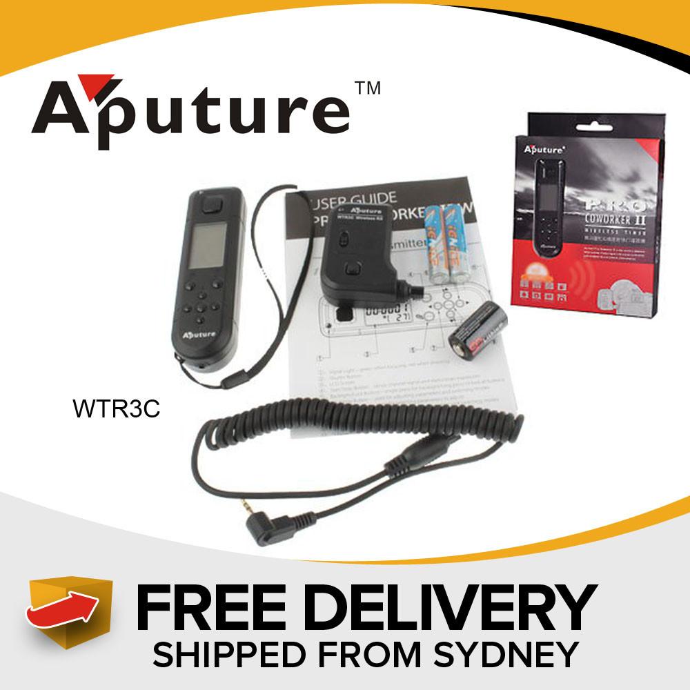 Aputure Pro Coworker II Wireless Timer Remote WTR1C for Canon 1100D 600D 60D 450D - Perfect for Photography, Videography & Time-Lapse Shooting