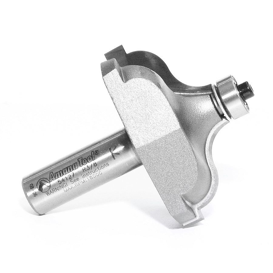 Amana 54127 Carbide Tipped Ogee Fillet Router Bit - 3/8