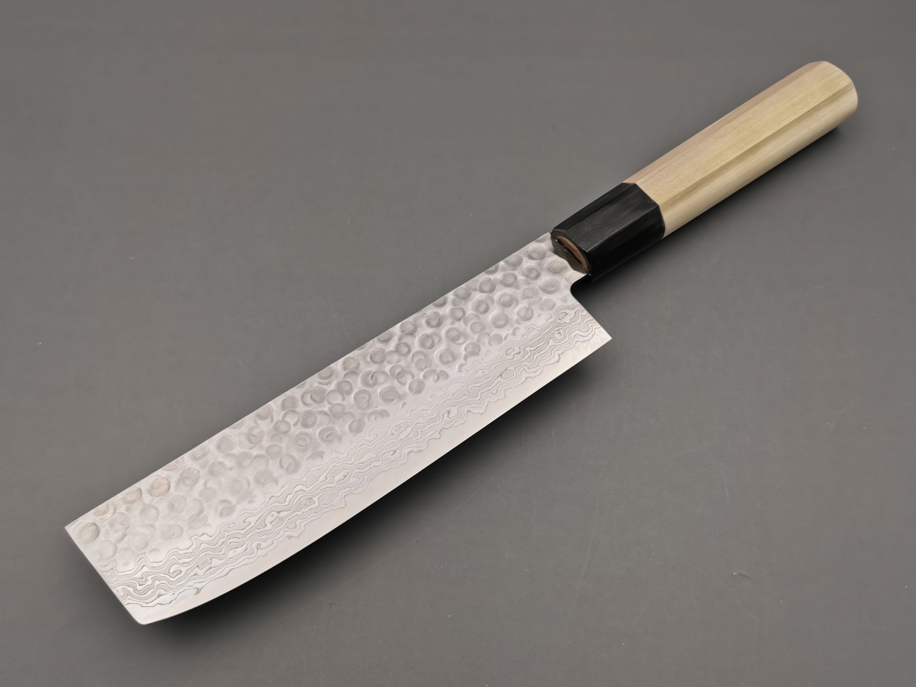 Premium Sakai Takayuki 45-Layer Damascus Nakiri Knife - Japanese Vegetable Knife for Professional Chefs & Home Cooking - Perfect for Chopping, Slicing & Dicing Vegetables