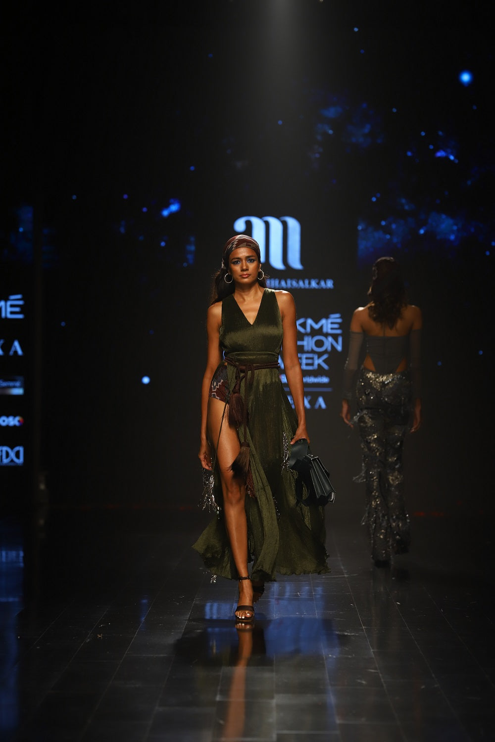 Olive Green Crush Maxi Dress with High Slits - Elegant Long Flowy Dress for Women, Perfect for Parties, Weddings & Evening Events