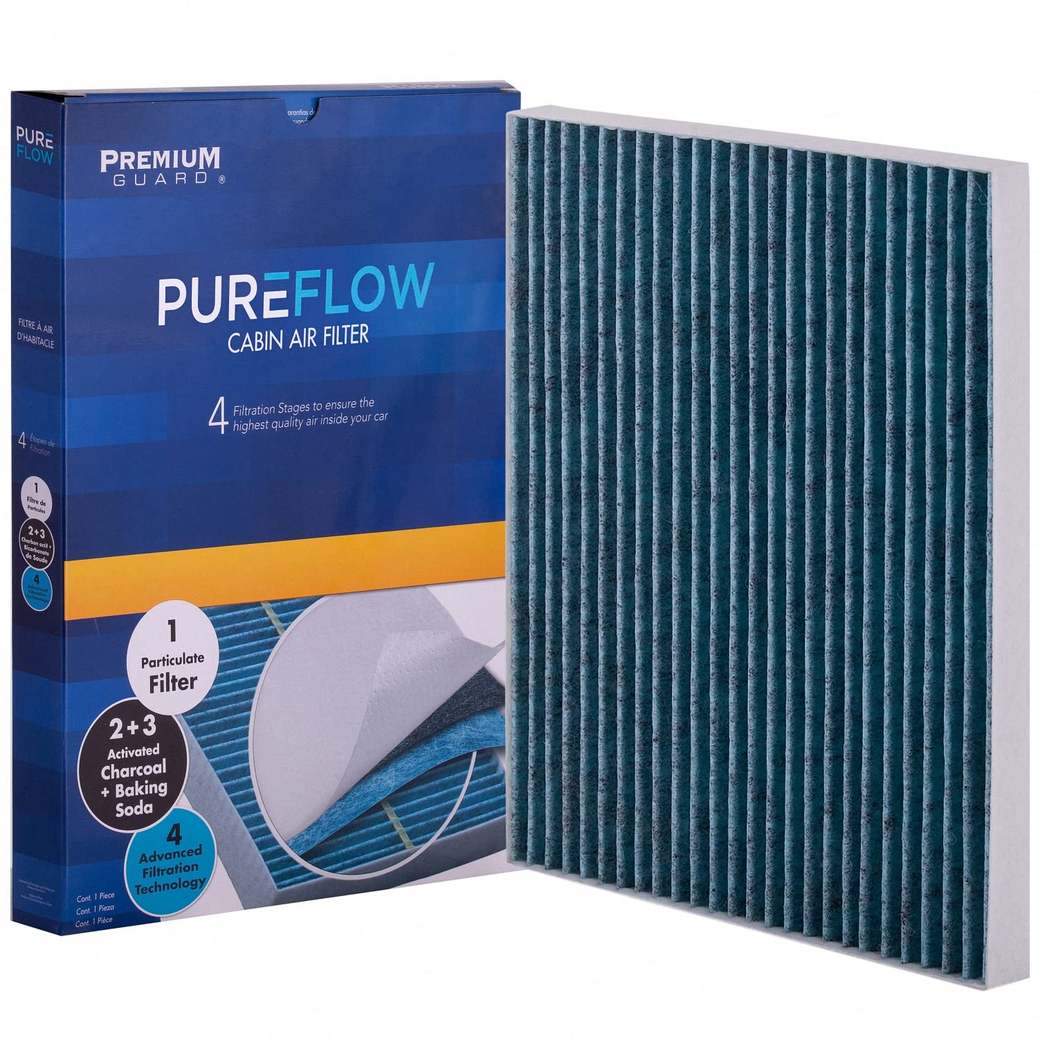 Pureflow PC99238X Cabin Air Filter Compatible with 2017-2025 Chrysler Pacifica, 2020-2025 Voyager, 2021-2025 Grand Caravan - Improve Air Quality & Reduce Allergens for Cleaner Cabin Air