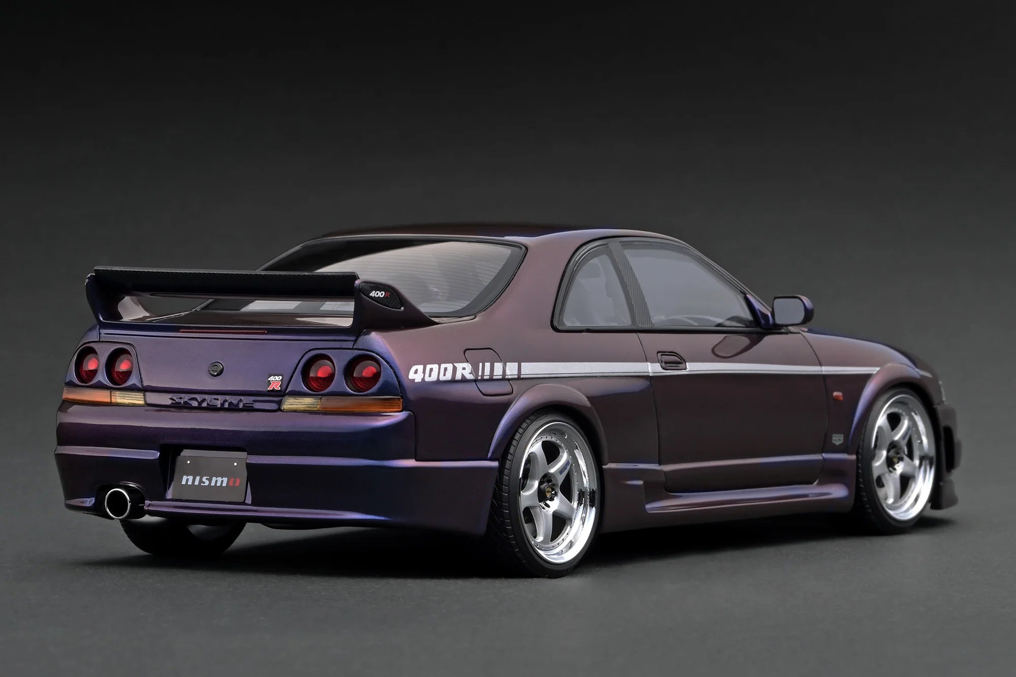 PREORDER - Ignition Model 1:18 Scale Nissan Skyline R33 GT-R NISMO 400R Diecast Car - Midnight Purple - Collector's Edition - Perfect for Display & Car Enthusiasts