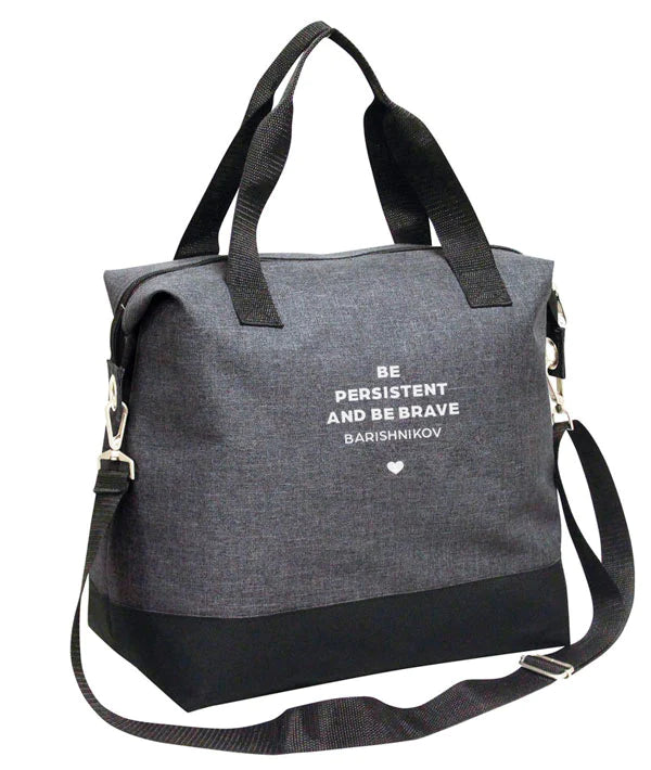 Misha Quote Sling Tote Bag - Stylish Crossbody Shoulder Bag for Women | Perfect for Work, Travel & Everyday Use