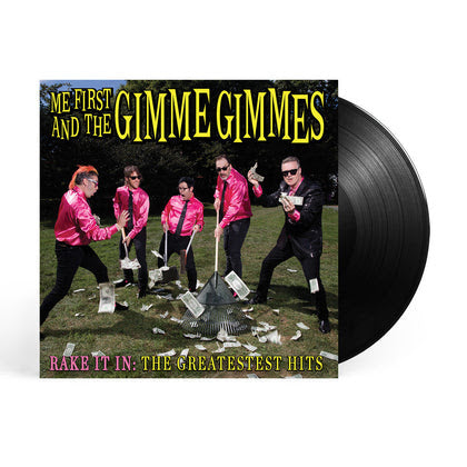 Me First and the Gimme Gimmes - Rake It In Vinyl LP Record | Punk Rock Cover Band Album | Perfect for Music Collectors & Vinyl Enthusiasts