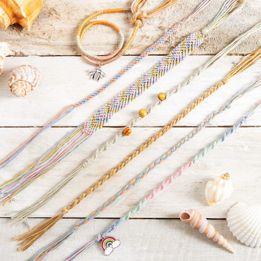 DIY Friendship Bracelet Kit for Kids & Teens - 500+ Beads, Charms & Strings - Perfect for Gifts, Parties & Craft Projects - Create Custom Bracelets for Best Friends & Family