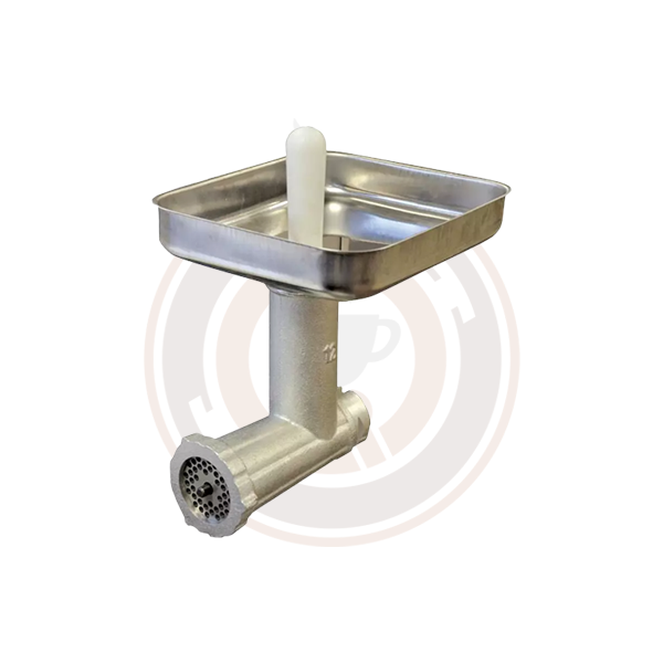 Omcan #22 Meat Grinder Attachment Compatible with 41420 Tomato Squeezer (Model TS IT 0080) - Heavy Duty Food Grinder for Home Kitchen & Commercial Use - Perfect for Making Sausages, Burgers & Ground Meat