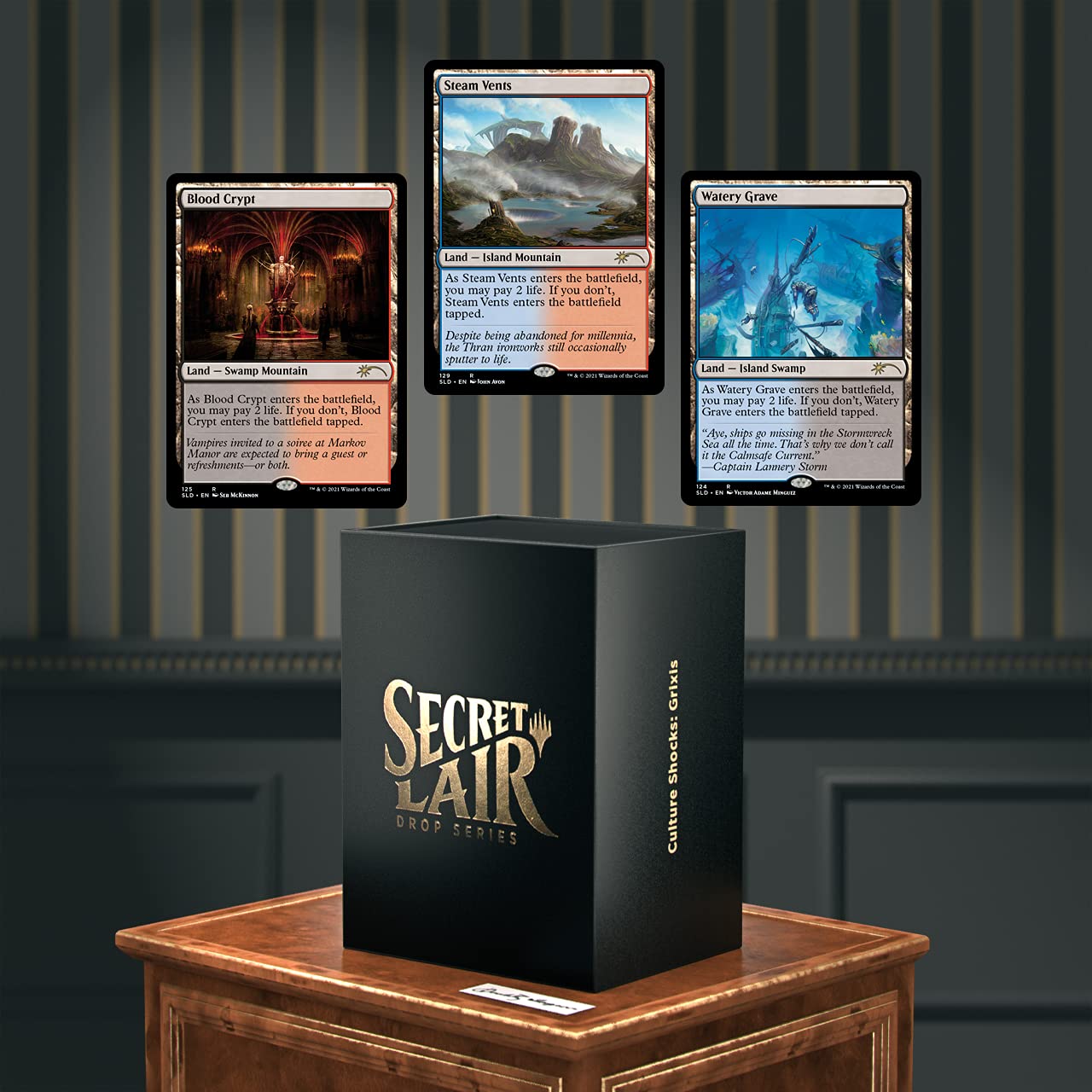 Magic: The Gathering Secret Lair - MTG Dr. Lair's Secretorium Culture Shocks Grixis Cards | Collectible Trading Card Game for Players & Fans | Perfect for Tournaments, Deck Building & Gift Giving