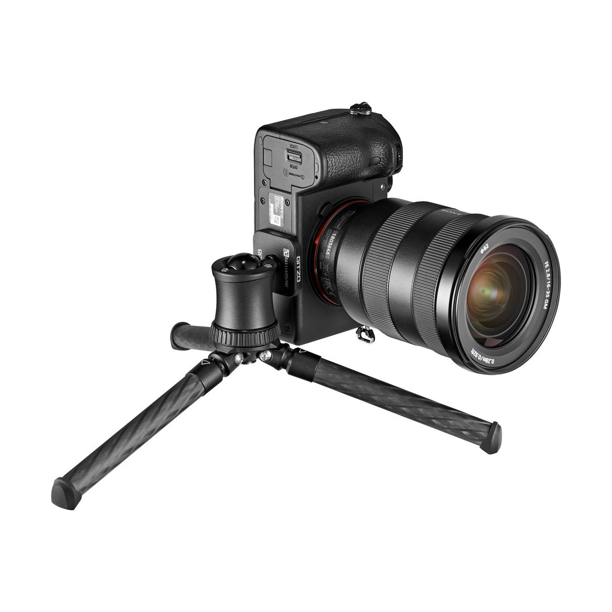 Gitzo GKTBB1 Mini Traveler Tabletop Tripod - Compact & Lightweight Black Tripod for DSLR Cameras - Perfect for Travel, Vlogging & Indoor Photography