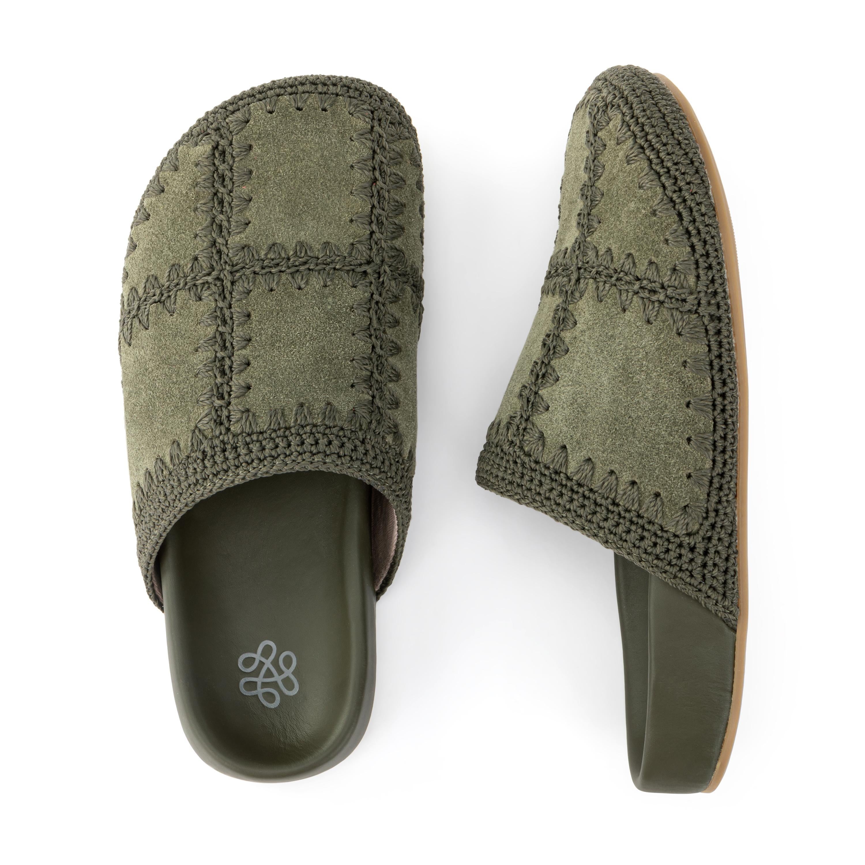 Bolinas Crochet Clogs for Women - Comfortable Handmade Summer Slide Sandals with Arch Support - Perfect for Beach, Pool, and Casual Outings