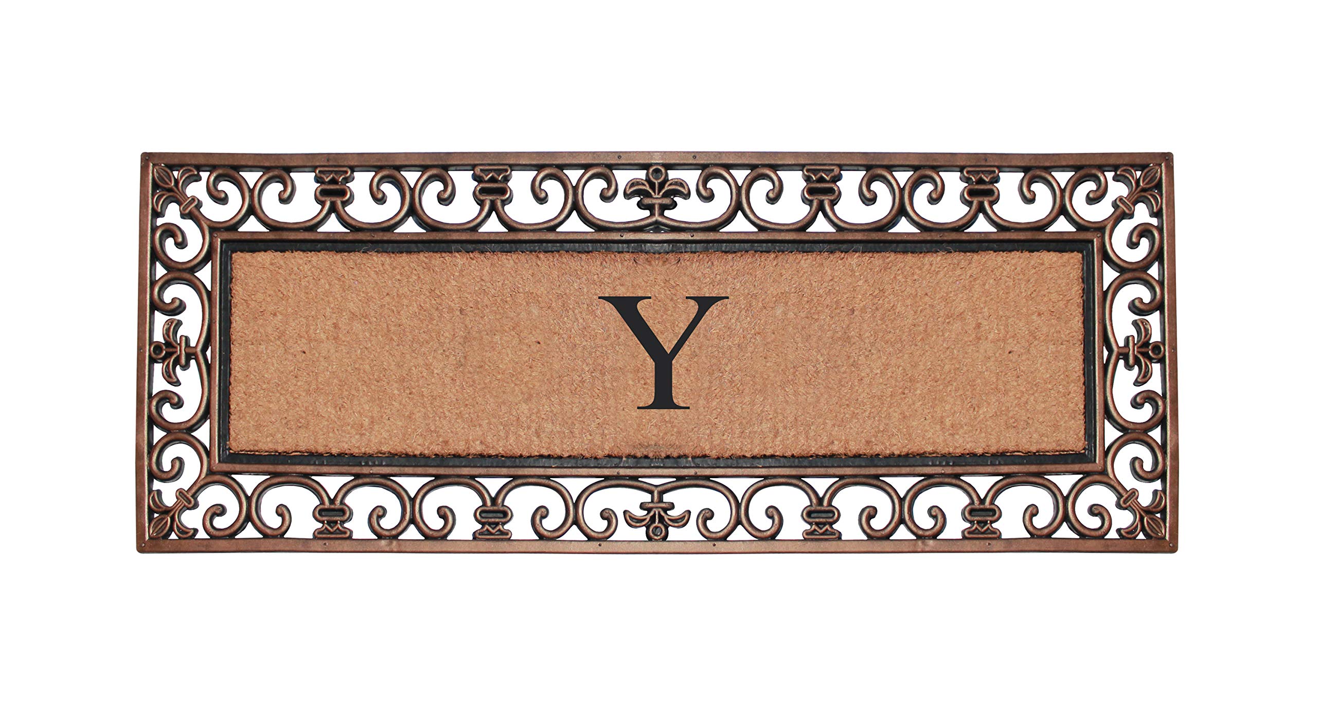 Premium Natural Coir Monogrammed Door Mat 18