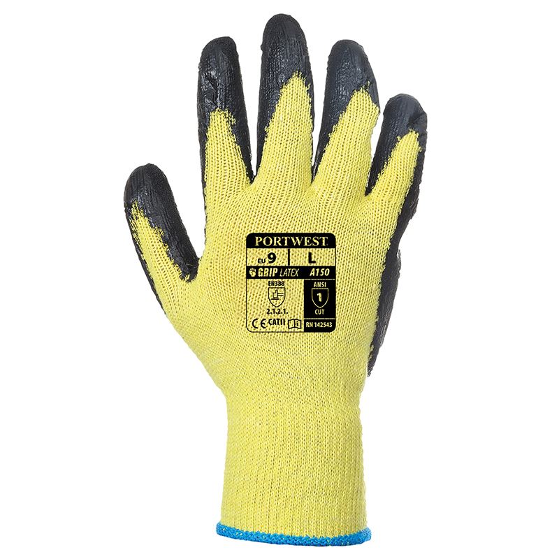PW072 Fortis Grip Glove (A150) - Durable Work Gloves for Construction, Gardening & Outdoor Activities