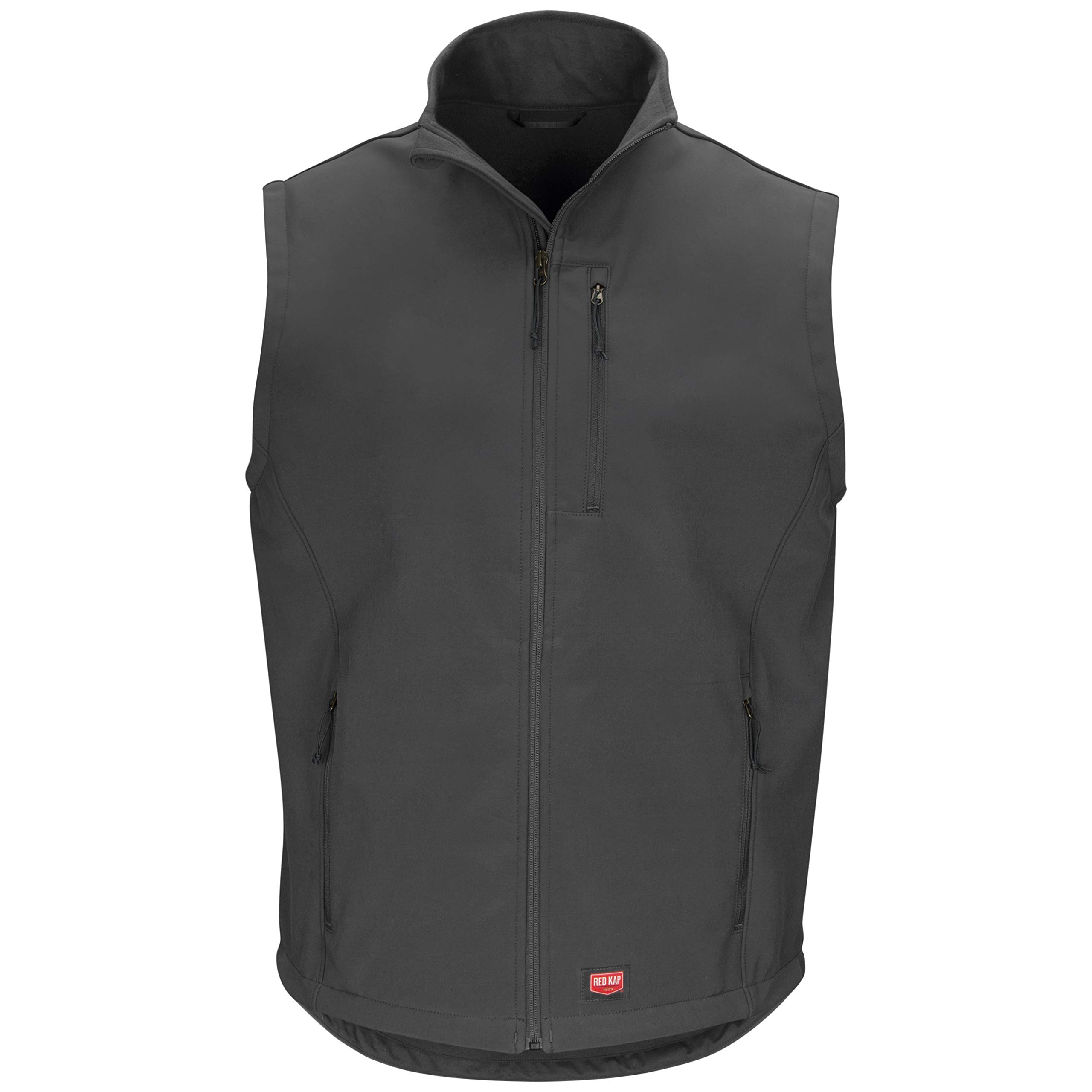 Red Kap Men's Soft Shell Vest - Lightweight, Water-Resistant, Warm Fleece Lining for Outdoor Work, Hiking & Casual Wear