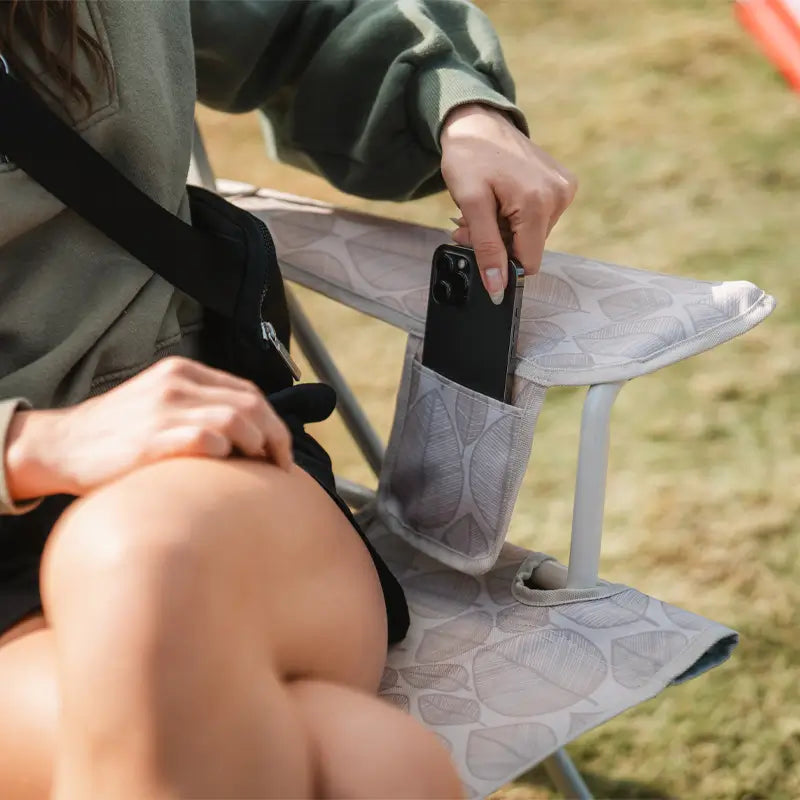 Kickback Rocker™ - Portable Folding Rocking Chair for Outdoor, Camping & Relaxation - Perfect for Patio, Beach, Backyard & Travel