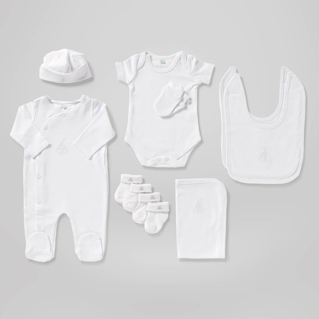 Luxury Rose Baby Clothes Bouquet - Premium Newborn Gift Set for Baby Showers, Christening & Photography - SKU: LBG1047
