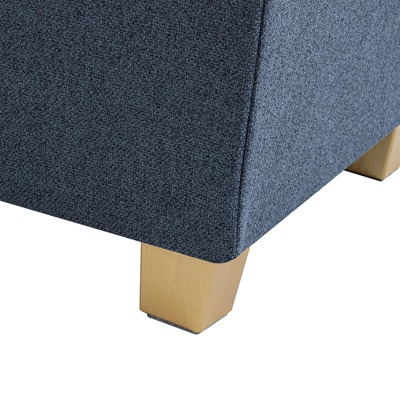 Versatile Minimalist Storage Bench with Removable Fabric Cover - Modern Entryway, Bedroom & Living Room Organizer - Perfect for Shoes, Blankets & Home Decor Storage