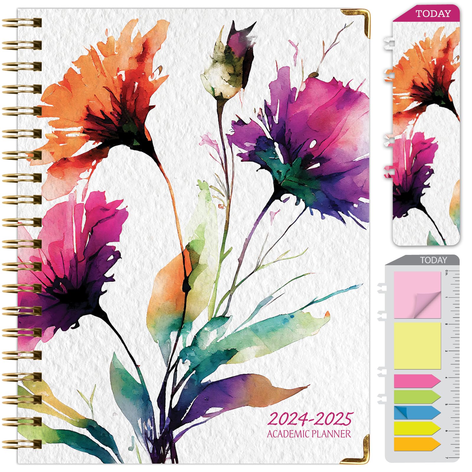2024-2025 Academic Year Hardcover Planner (June 2024-July 2025) - 8.5