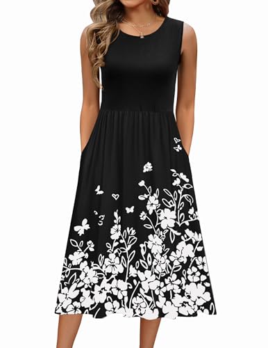 Black Small Floral