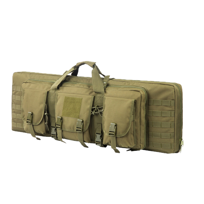 Tactical Double Rifle Case - Durable Waterproof Gun Bag for Hunting & Shooting Range - Perfect for Outdoor Adventures & Firearm Storage