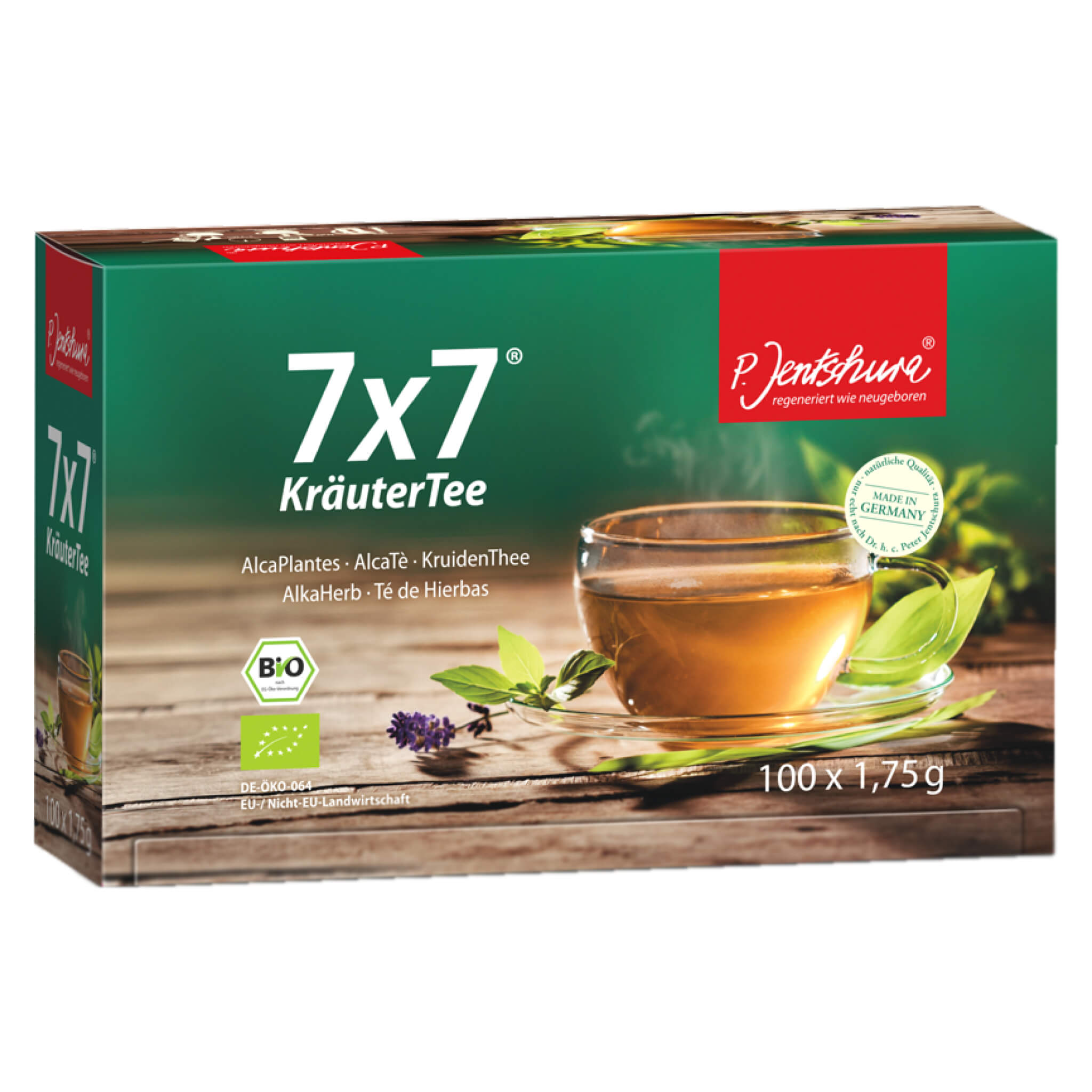 AlkaHerb Herbal Tea - 7x7 Detox & Alkalizing Blend for Digestive Health | Perfect for Morning Cleansing & Evening Relaxation