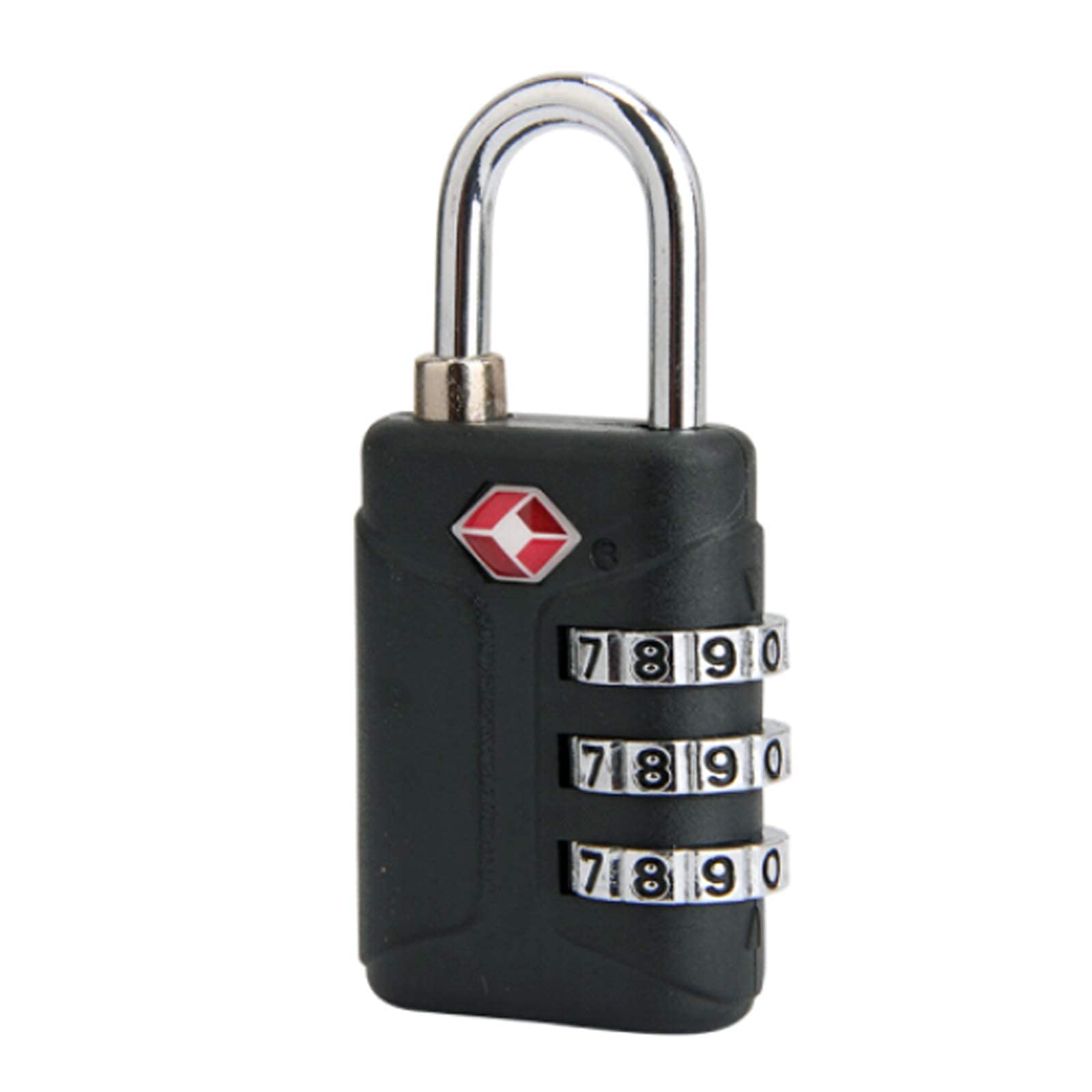 RST-205 TSA Approved 3 Digit Combination Travel Lock - High Security Padlock with Custom Code for Luggage, Suitcases, Backpacks & Gun Cases (1 Pack, Black) - Perfect for Air Travel, Storage & Outdoor Adventures