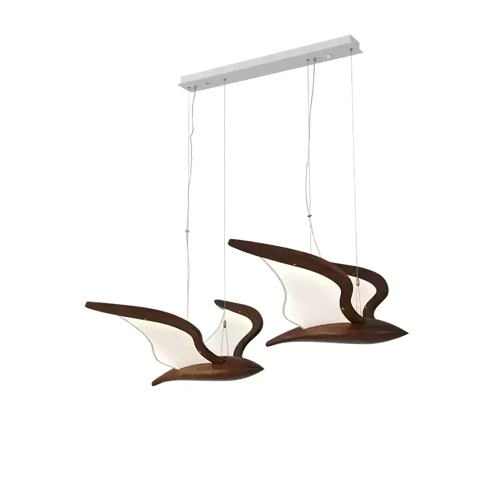 Avina Wing Pendant Light - Modern Ceiling Hanging Chandelier for Dining Room, Kitchen Island & Bedroom Lighting Decor