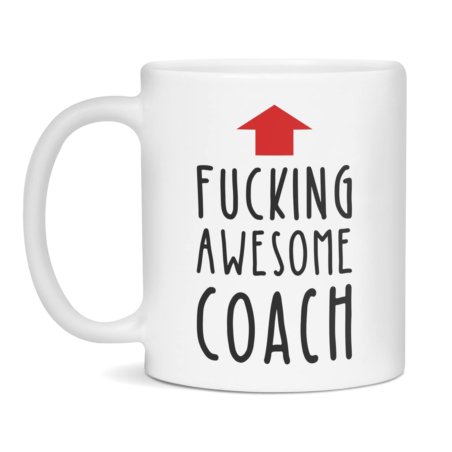 Premium 11-Ounce White Coach Mug - Insulated Coffee Cup for Teachers, Trainers & Sports Enthusiasts - Perfect for Hot Beverages at Work, Gym or Home