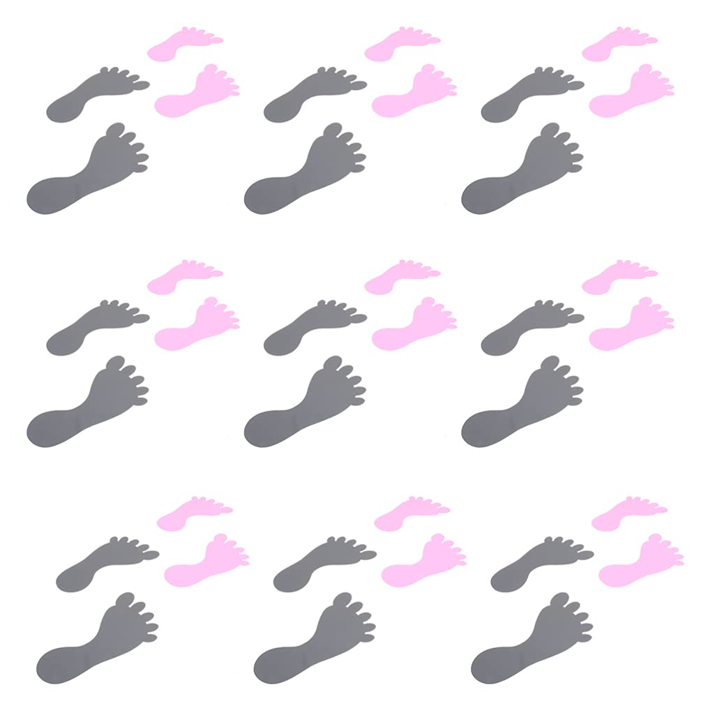 Cabilock 15 Pairs Cartoon Footprint Stickers for Kids - Self-Adhesive Floor Decals for Kindergarten, Classroom, Bedroom & Playroom - Fun Educational Decorative Stickers for Learning & Home Decor
