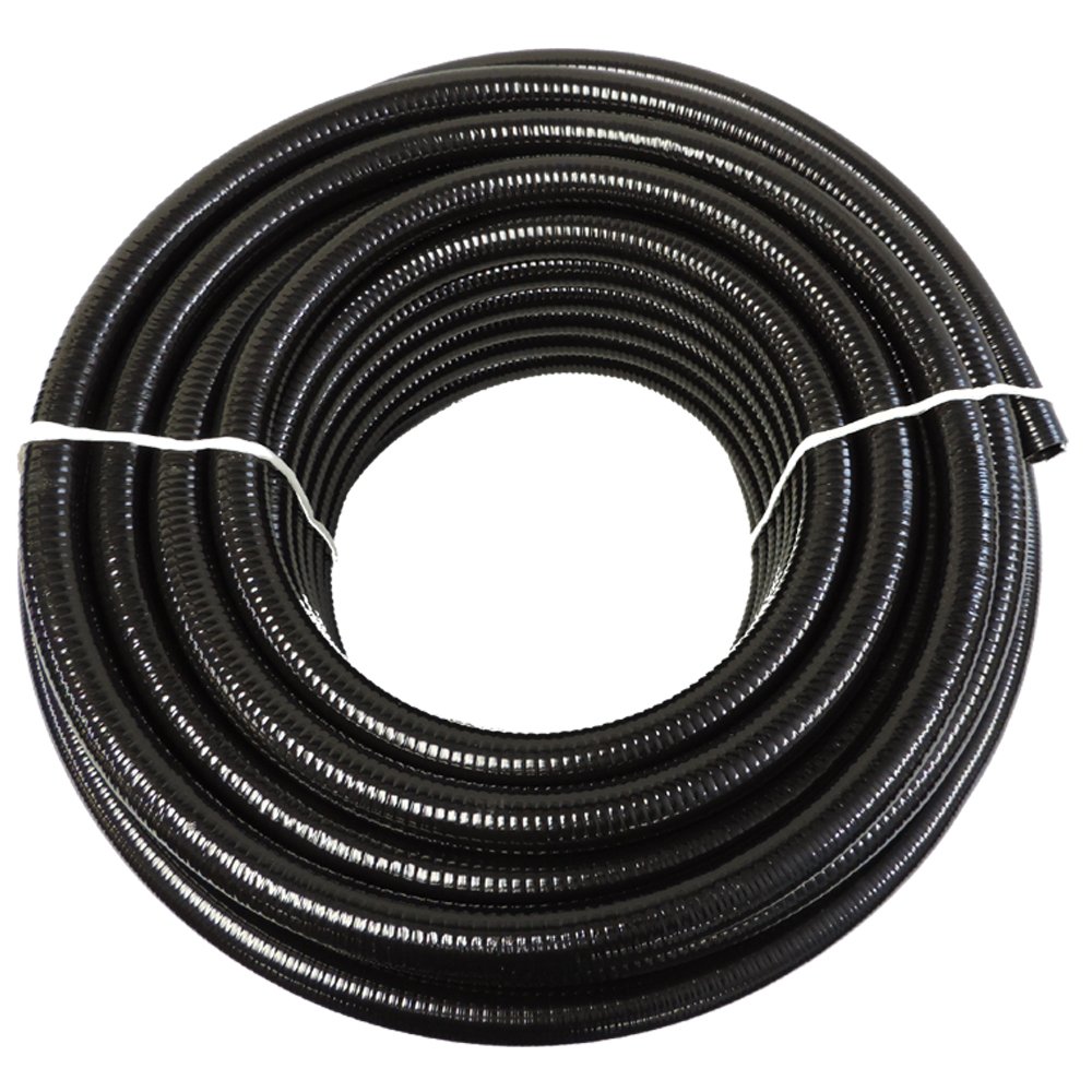 HydroMaxx® 2 Inch x 100 Feet Flexible PVC Pipe - Heavy Duty Black Water Hose for Koi Ponds, Irrigation, Water Gardens & Outdoor Water Features | Durable, Weather Resistant & Easy to Install