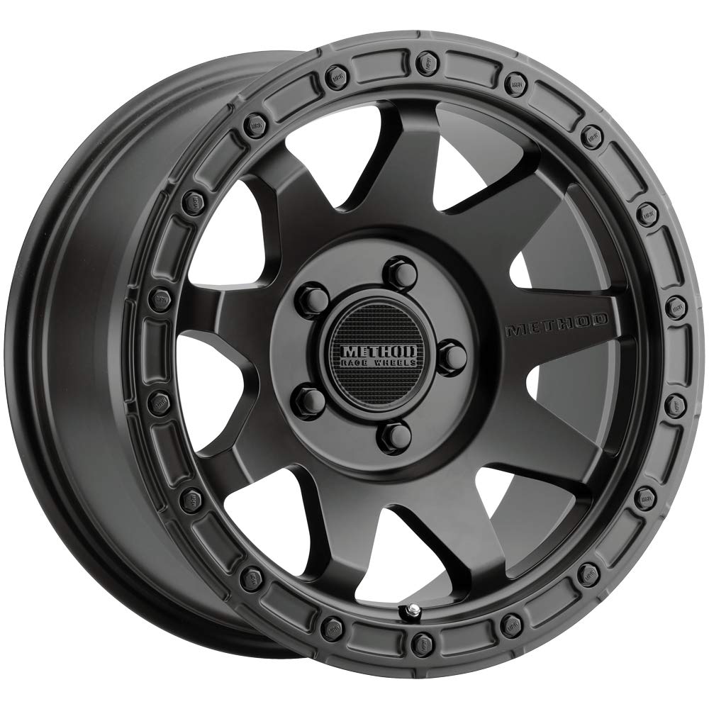Method Race Wheels 317 Matte Black Wheel 17x8.5 Inches 5x150mm Bolt Pattern 0mm Offset - Off-Road, Truck & SUV All-Terrain Performance Wheels