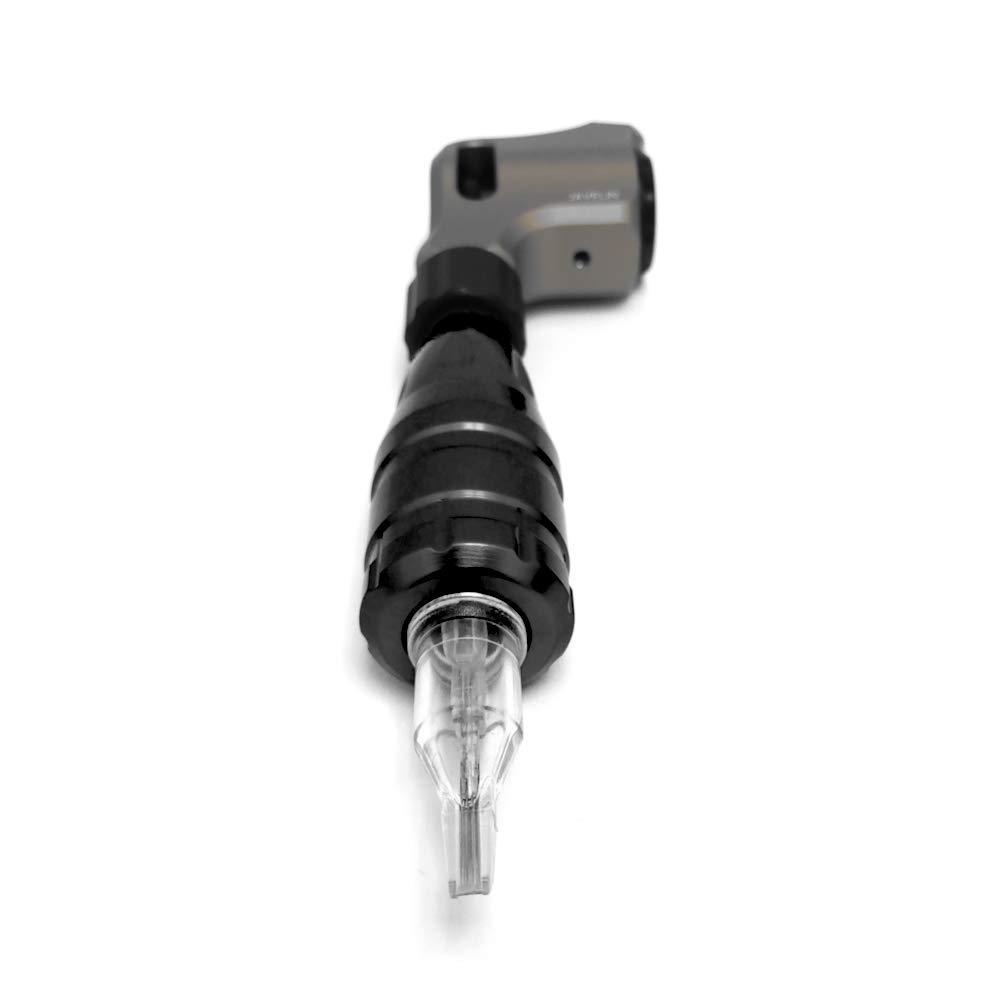 Javelin Wraith Professional Tattoo Rotary Machine with Needle Cartridges - Liner & Shader Gunner Grey - Perfect for Tattoo Artists & Beginners - Home Studio & Professional Use