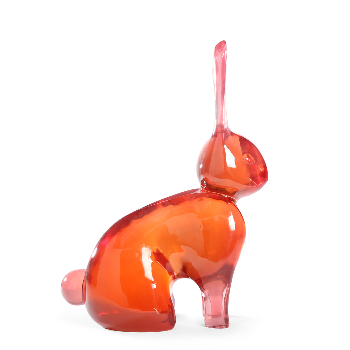 Acrylic Rabbit Figurine - Elegant Home Decor for Easter, Spring & Gift Giving | Perfect for Shelf Displays, Table Centerpieces & Nursery Decor