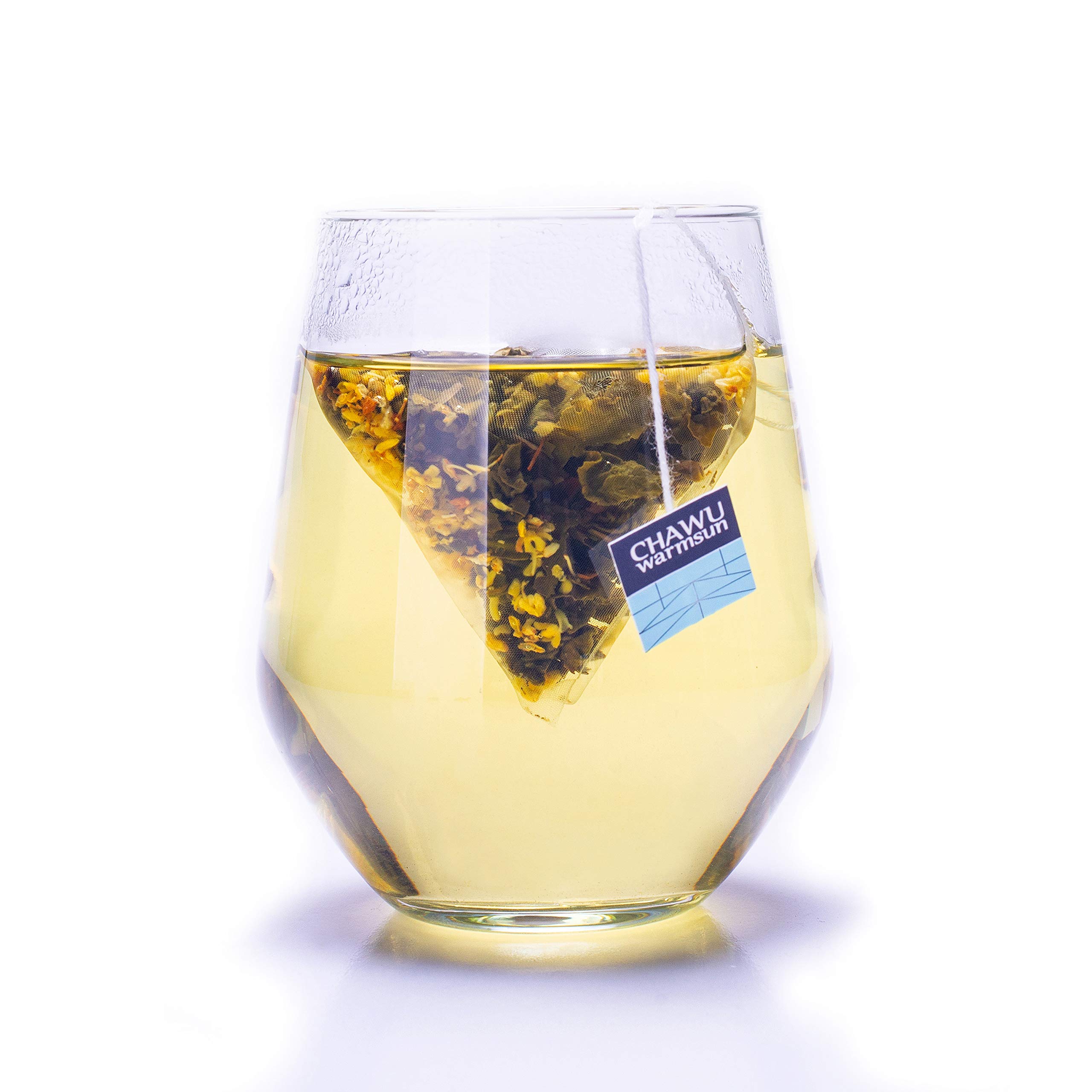 Premium Osmanthus & Oolong Tea Bags - 16 Tea Bags (8 Count/Box, Pack of 2) - Natural Osmanthus with Light Roast TieGuanYin Loose Leaf Tea - Perfect for Relaxation, Afternoon Tea & Gift Giving