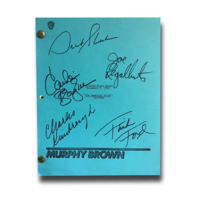 A Treasure for True Fans: The Signed Murphy Brown Script