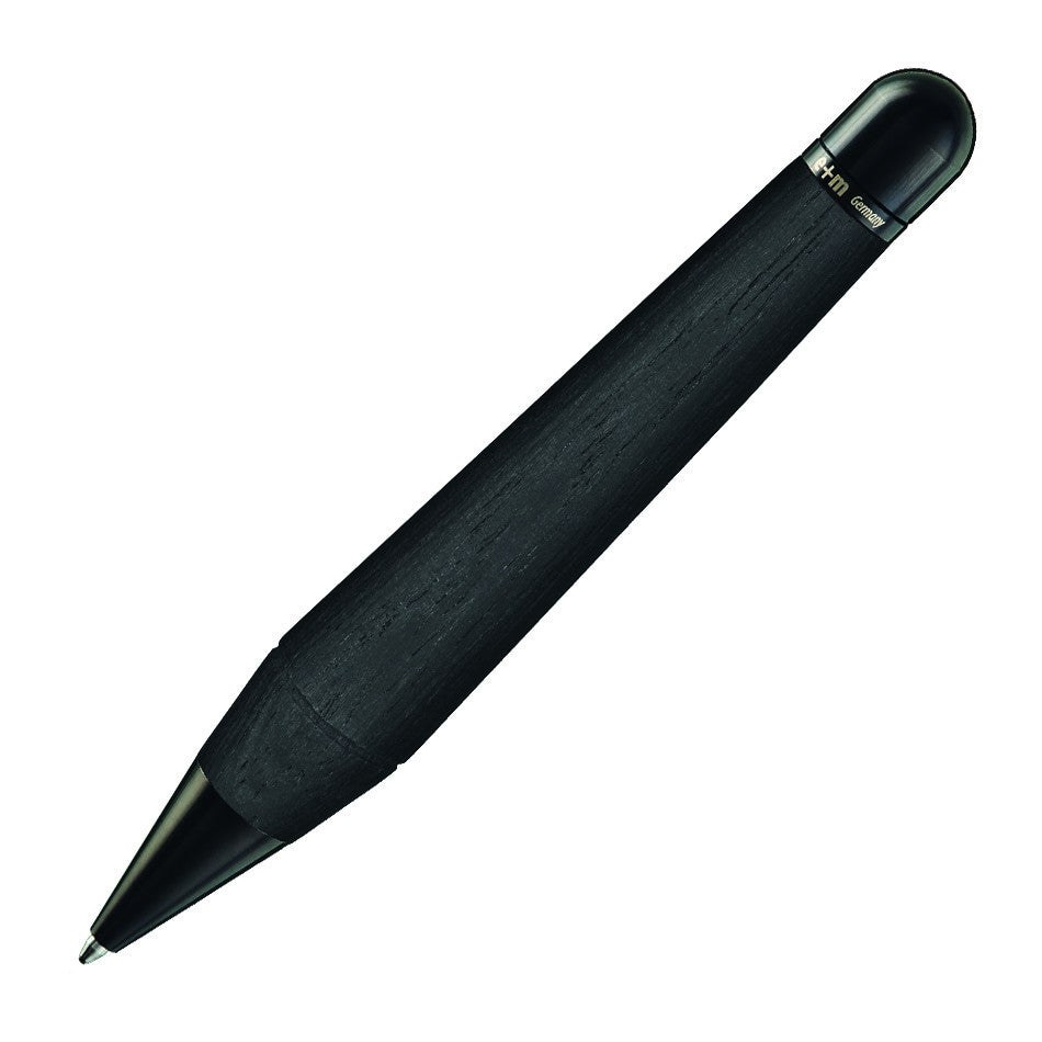 E+M Drake Premium Black Ballpoint Pen - Smooth Writing for Office, School & Everyday Use