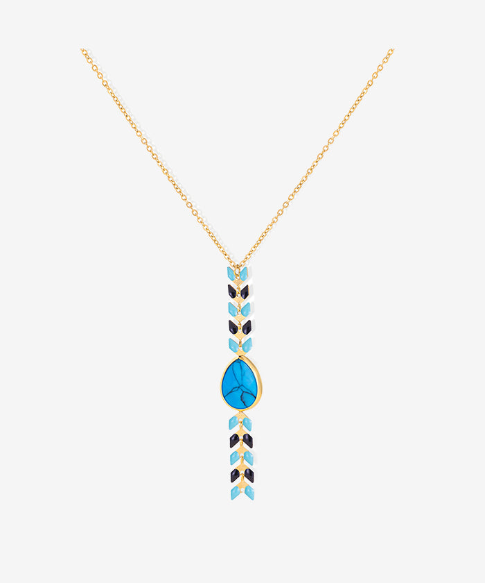 Wrangler Demeter’s Tear Onyx Necklace for Women - Elegant Black Gemstone Pendant Jewelry Gift for Birthday, Anniversary & Special Occasions | Perfect for Everyday Wear, Date Nights & Formal Events