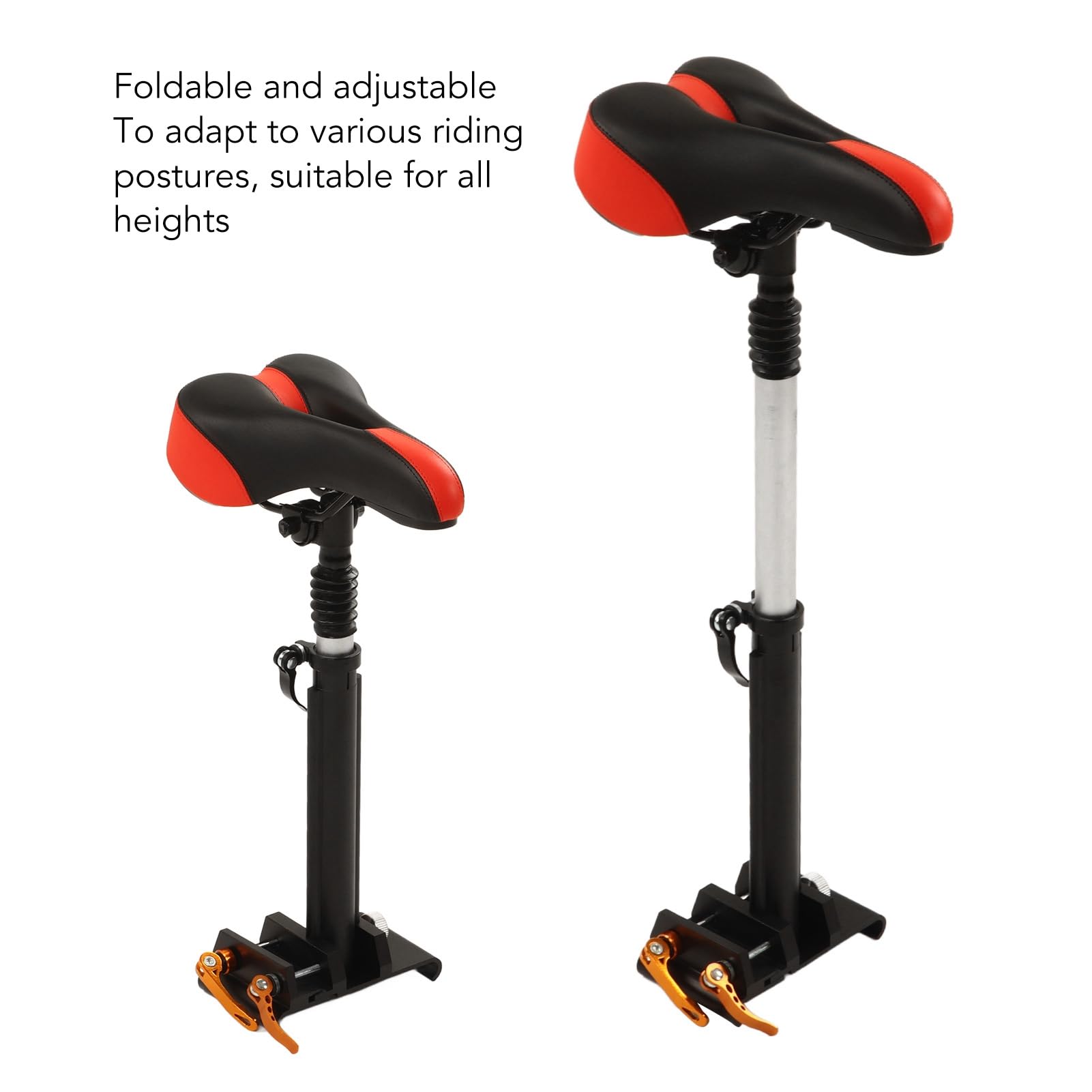 **Breathable Padded Aluminum Alloy Electric Scooter Seat - Adjustable & Foldable for Adults - Perfect for Commuting & Urban Travel**
