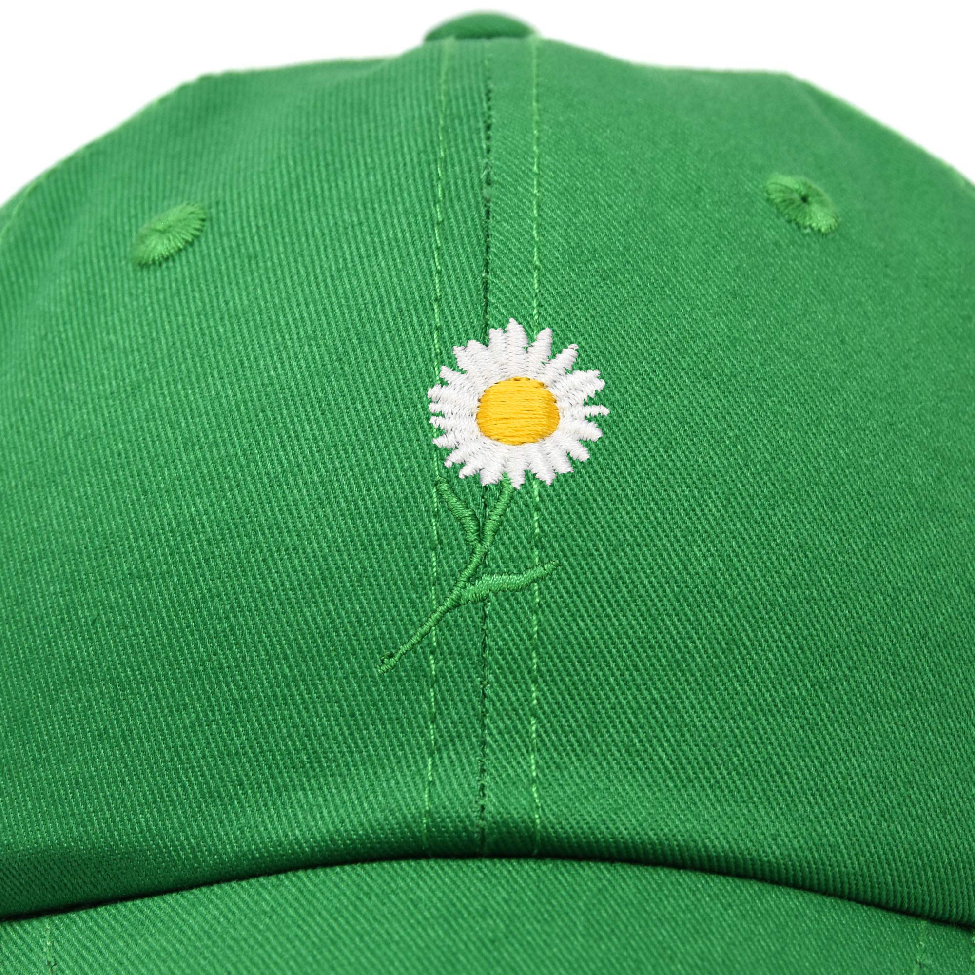 DALIX Women's Floral Baseball Cap - Daisy Flower Hat for Women, Fashion Sun Hat for Outdoor, Beach, Gardening, and Summer Activities