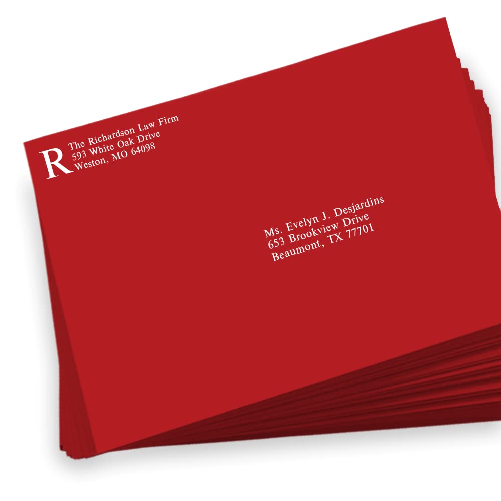 Premium LUXPaper 9 x 12 Booklet Envelopes - Holiday Red, 60lb Text Weight, Pack of 250 | Perfect for Christmas Cards, Wedding Invitations & Business Mailings