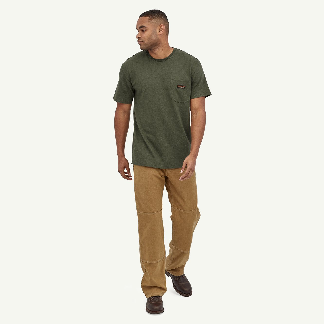 Men's Work Pocket T-Shirt - Durable Comfort Fit Cotton Tee for Construction, Outdoor & Casual Wear