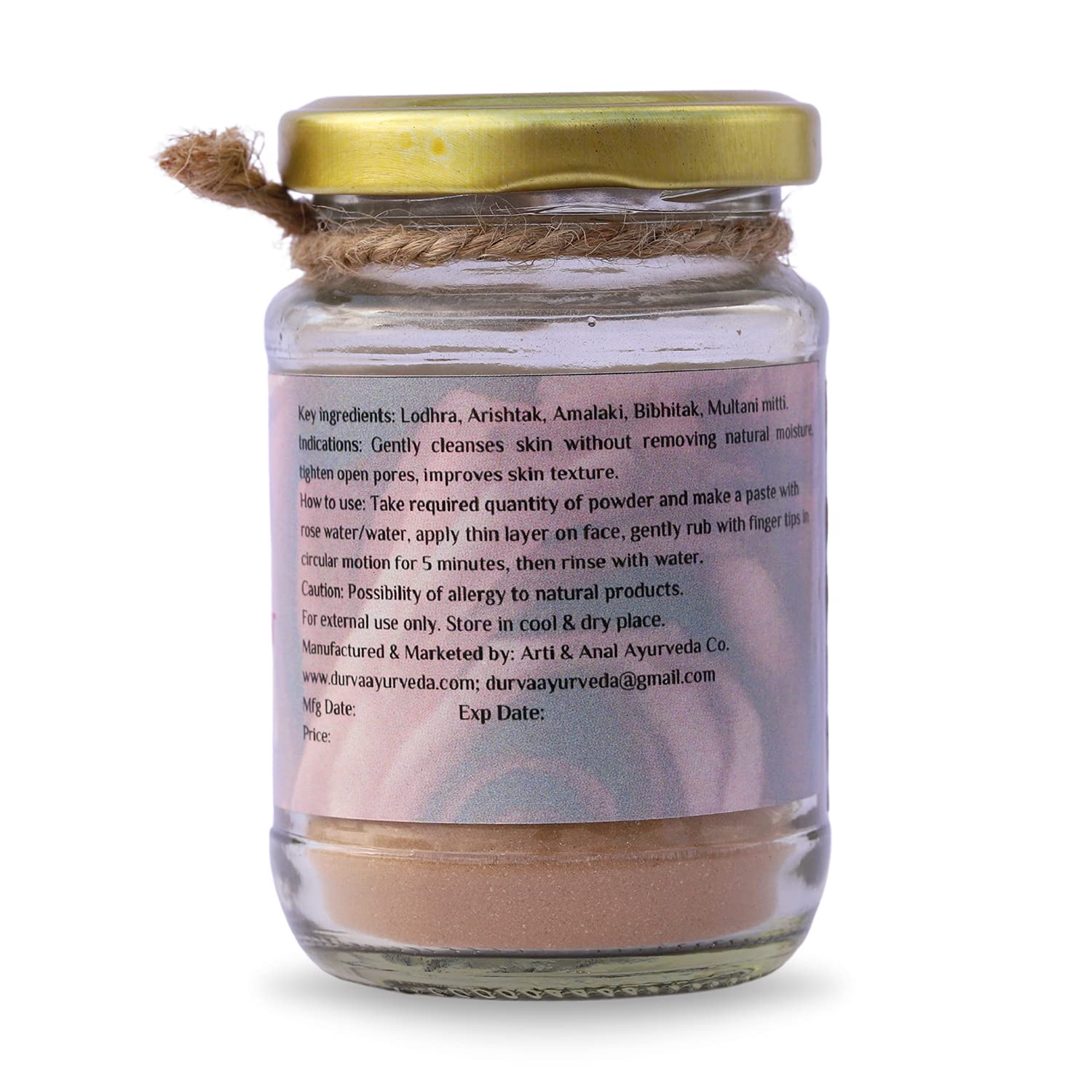 Best Ayurvedic Face Wash Powder for Daily Use - Deep Cleansing, Moisture Balance & Pore Tightening - 50g | Perfect for Sensitive & Oily Skin Care Routine