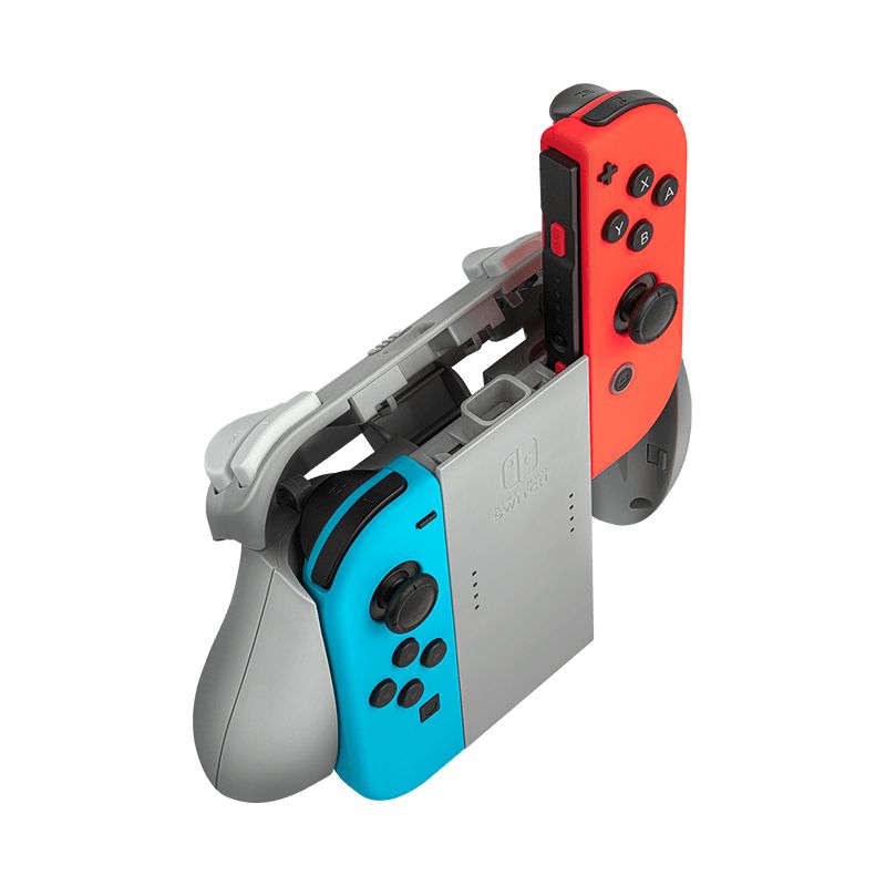 Nintendo Switch PDP Joy-Con Charging Grip Plus - Official Licensed Controller Charger for Nintendo Switch & OLED - Perfect for Gaming at Home or Travel