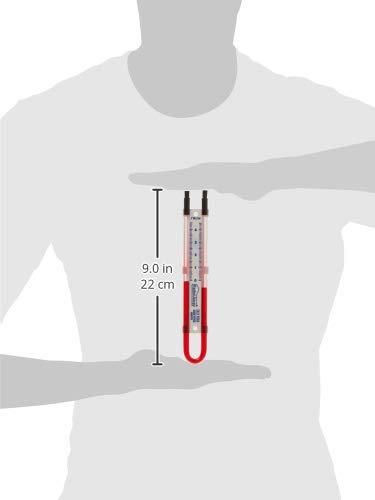 RadonAway 50018 Easy Read Manometer - High Accuracy Pressure Gauge for Radon Mitigation Systems, Red | Perfect for Home Radon Testing & HVAC Monitoring