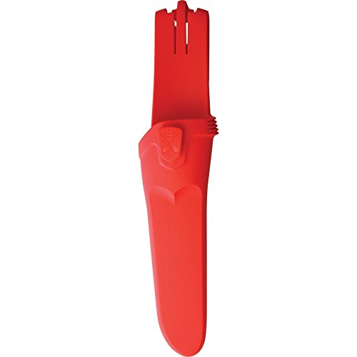 Morakniv Craftline Basic 511 High Carbon Steel Utility Knife with Combi-Sheath - 3.6 Inch Fixed Blade for Outdoor Camping, Bushcraft & Survival | Durable Hunting & Fishing Knife