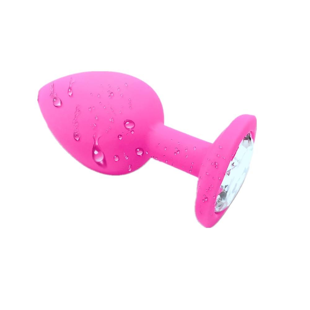 3Pcs Silicone Anal Trainer Kit - Butt Plugs & Anal Beads with Nipple Clamps for Women, Men & Couples | Beginner to Advanced Anal Play | Perfect for Solo Exploration & Couples Intimacy (Pink)